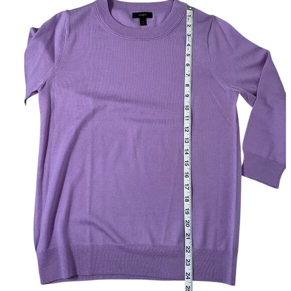 J.Crew Women’s 100% Merino Wool Sweater – Lavender Purple, Size Medium, New - Picture 7 of 10